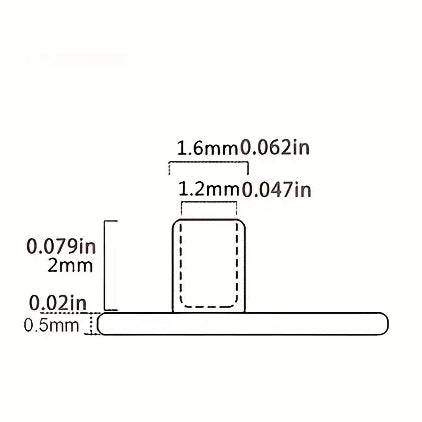 ASTM F136 Titanium Blue Opal Microdermal Dermal Crystal Top Replacement 3mm and 4mm