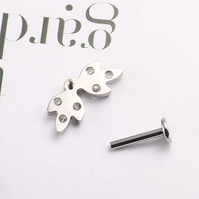 LAB_Curve_15 ASTM F136 Titanium 16G (1.2MM) Internally Threaded Curved Piercing Jewelry