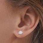 Titanium 16G (1.2MM) Internally Threaded Fish Labret Stud