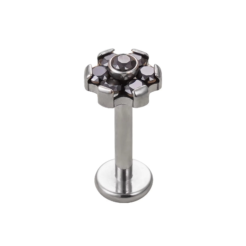 Titanium 16G (1.2mm) Internally Threaded Flower Stud