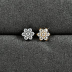 39-6 ASTM F136 Titanium 16G (1.2MM) Internally Threaded Flower Piercing Stud