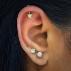 Vertical Helix Titanium Jewelry 