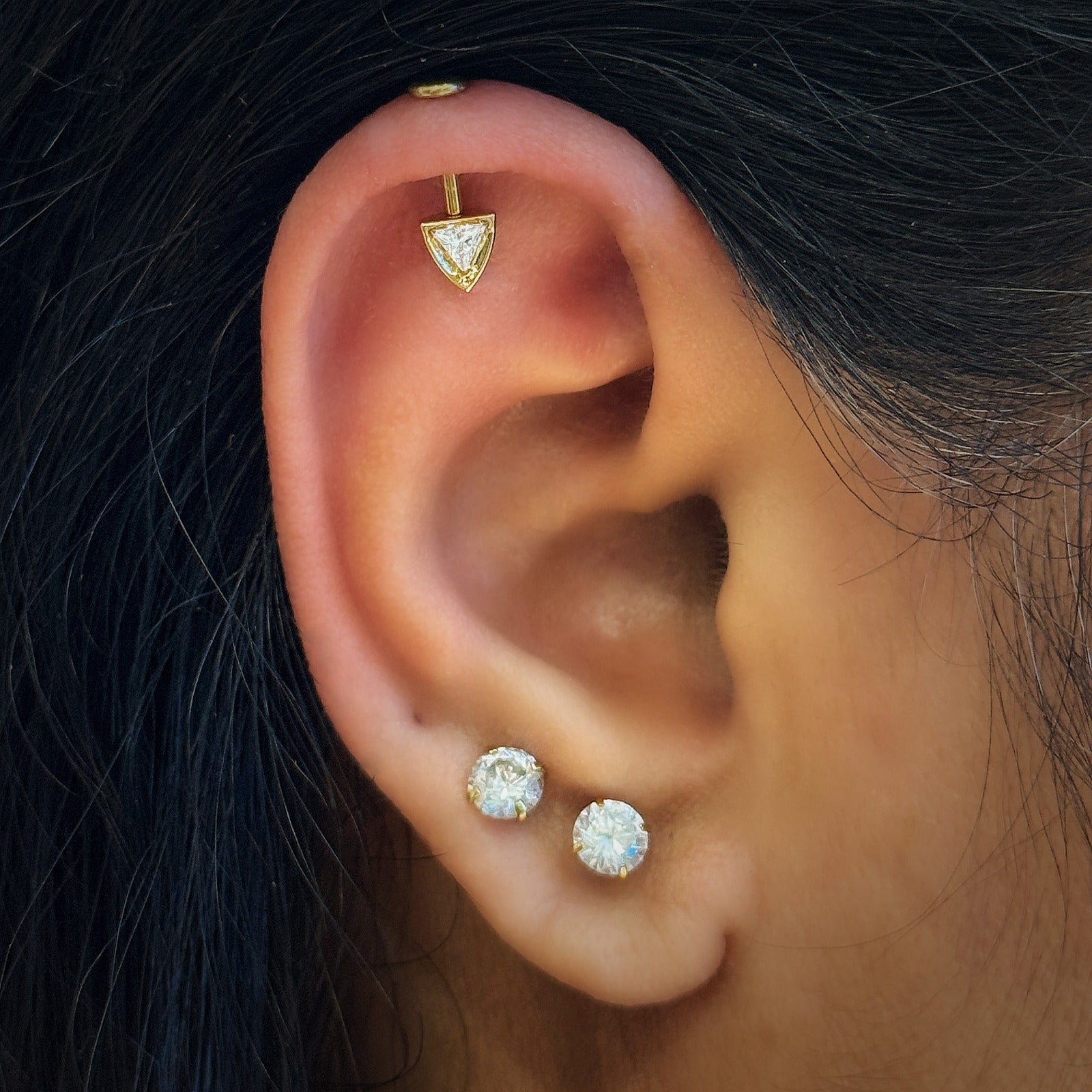 Vertical Helix Titanium Jewelry 