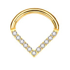 Titanium Daith &amp; Septum Piercing Hoop 16G 8MM