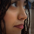 ASTM F136 Titanium 18G Threadless Push Pin Labret Stud