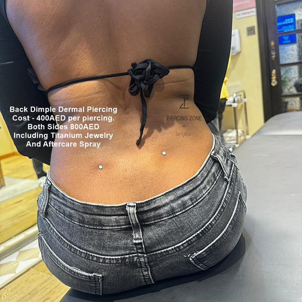 Back Dimples Piercing Aftercare