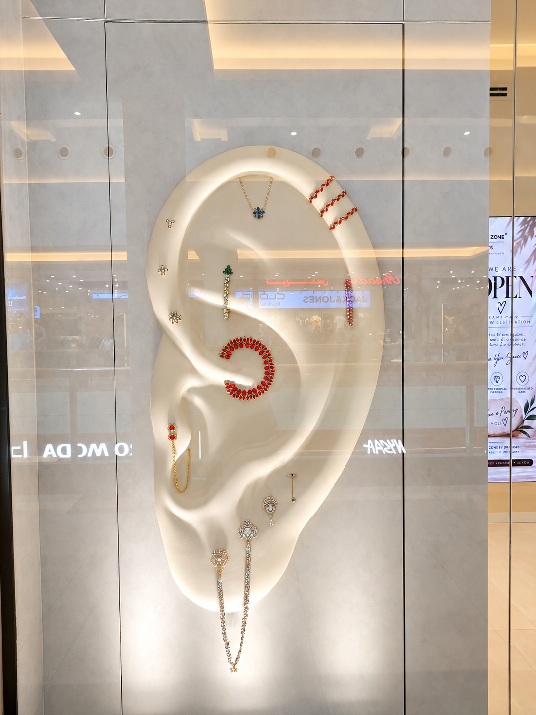 BurJuman Ear Piercing Art