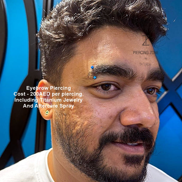 Eyebrow Vertical Piercing Aftercare