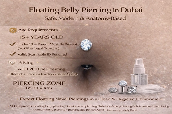 Floating Belly Piercing Aftercare