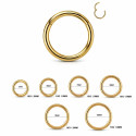 18K Yellow Gold Classic Hinged Hoop Ring