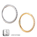 Elegant Dual-Gauge Hinged Hoop
