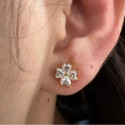 Titanium 16G (1.2MM) Internally Threaded Clover Leaf Piercing Stud