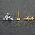 Elegant Titanium Leaf Design Jewelry
