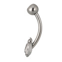 Crystal Bee Belly Piercing