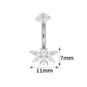 Crystal Bee Belly Piercing