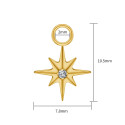 Charm_02 ASTM F136 Titanium Beautifull Piercing Dangling Star Charms