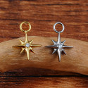 Charm_02 ASTM F136 Titanium Beautifull Piercing Dangling Star Charms