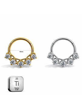 Titanium Hinged Hoop...
