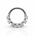 Crown Clicker Ring – For Daith & Septum Piercings