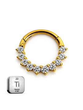 Premium CZ Pavé Hing...