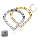 Titanium Daith & Septum Piercing Hoop 16G 8MM