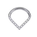 Titanium Daith & Septum Piercing Hoop 16G 8MM