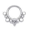 Titanium Daith & Septum Piercing Hoop 16G 8MM