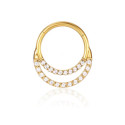 Titanium Double Line Daith & Septum Piercing Hoop 16G 10MM