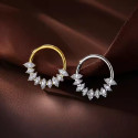 Titanium Royal Daith & Septum Piercing Hoop 16G 10MM