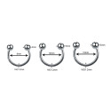 Titanium Horseshoe Daith & Septum Piercing Jewelry 16G