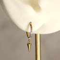 Titanium Spike Dangle Hinged Hoop – Bold Meets Brilliance