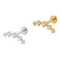 18K Gold Five-Diamond Bloom Arch Lab Diamonds