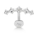 18K Gold Five-Diamond Bloom Arch Lab Diamonds