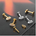 Titanium 16G (1.2mm) Internally Threaded Eye Stud