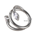 Marquise Gem Double Hoop