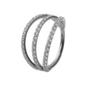 Triple Row Hinged Lock Hoop