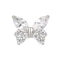 Titanium 16G (1.2MM) Internally Threaded Butterfly Labret Stud