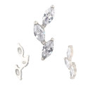 Titanium Curved 16G (1.2MM) Internally Threaded Labret Stud