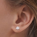 Titanium 16G (1.2MM) Internally Threaded Fish Labret Stud