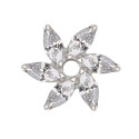 Titanium 16G (1.2mm) Internally Threaded Elegant Rose Stud