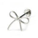 Titanium Internally Threaded Bow Shape Stud