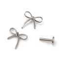 Titanium Internally Threaded Bow Shape Stud