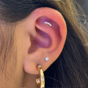 LAB_Curve_11 ASTM F136 Titanium 16G (1.2MM) Internally Threaded Ear Piercing Jewelry