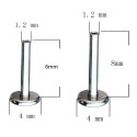 Lab_Dangling_06 ASTM F136 Titanium 16G (1.2mm) Internally Threaded Dangling Dual Stone Piercing Jewelry