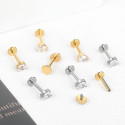 LAB_Drop_01 ASTM F136 Titanium 16G Internally Threaded Labret Stud