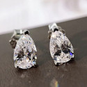 Water Drop Moissanite Diamond Stud Earring