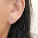 Water Drop Moissanite Diamond Stud Earring