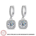 0.5ct each D Color 5mm Moissanite Hoop Earrings