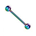 Titanium Industrial Tongue Barbell Piercing Jewelry