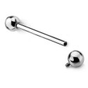 Titanium Industrial Tongue Nipple Piercing Jewelry